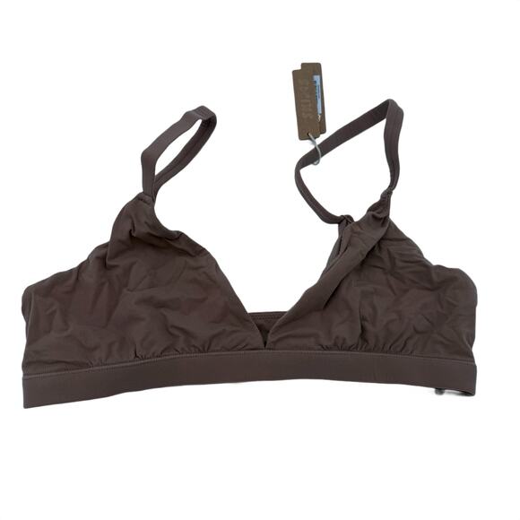 Skims Fits Everybody Triangle Bralette Sienna Bra New with tags Size Medium - Picture 1 of 4